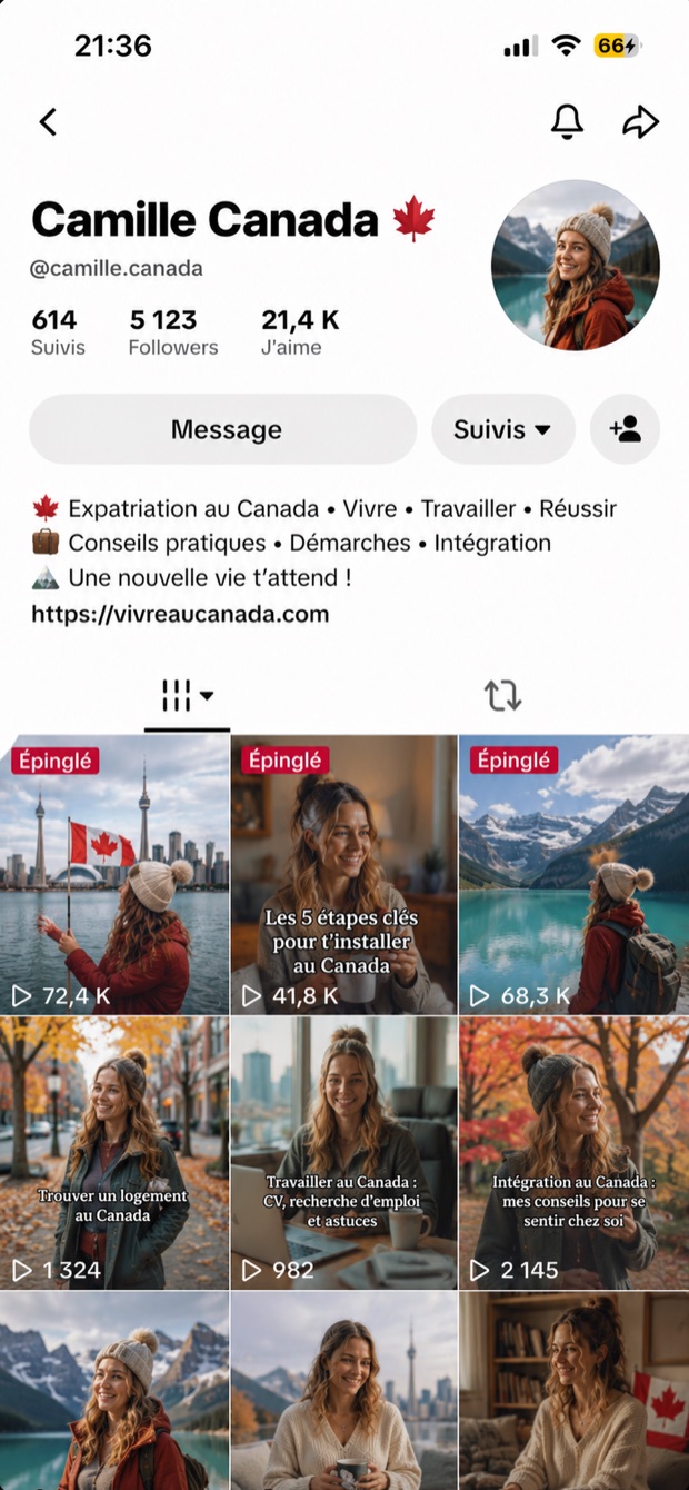 Influenceur IA niche expatriation